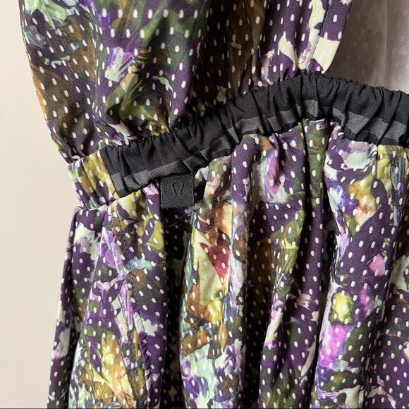 EUC Lululemon City Summer Dress in Floral Sport White Multi sz 4 - Picture 12 of 12